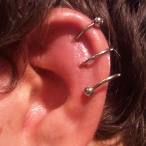 ColorCoated Twist Barbell (2 Spirals)