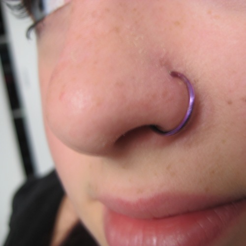 Color coated segment ring