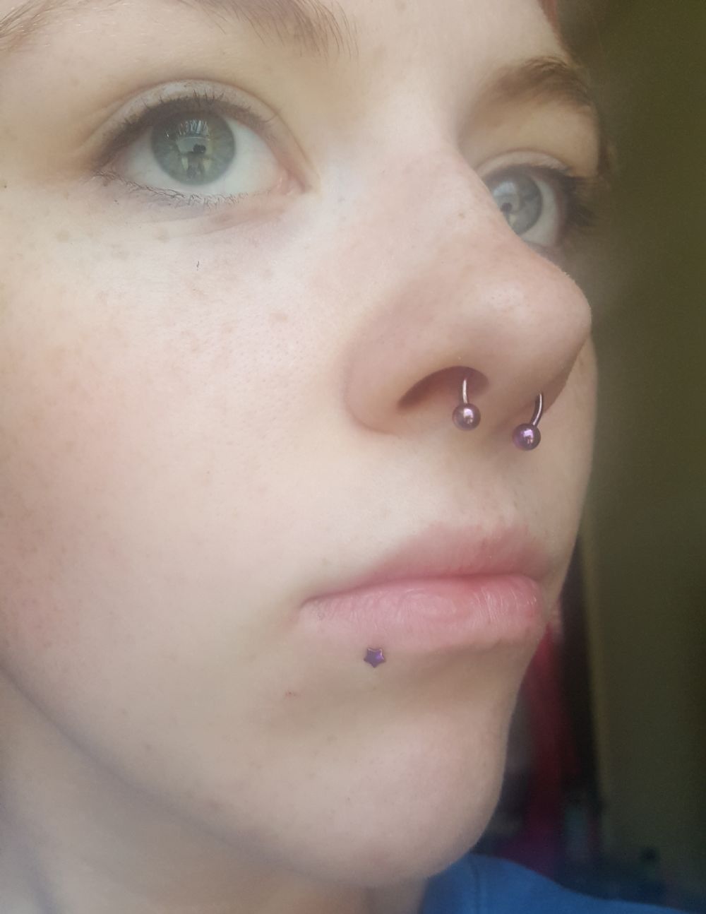 Steel Star Labret