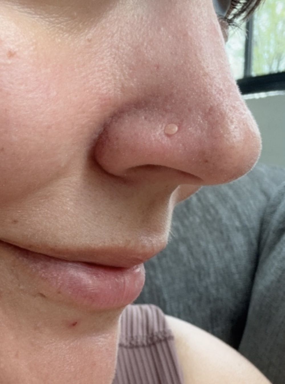 Glass L Shaped Clear Nose Retainer Bioflex Nose Piercing Retainers