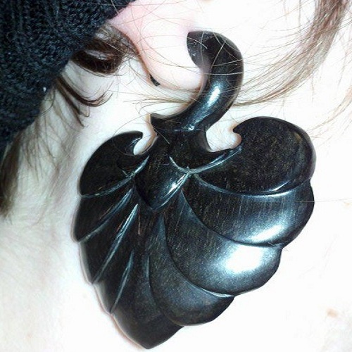 Ebony Wood Spade Design