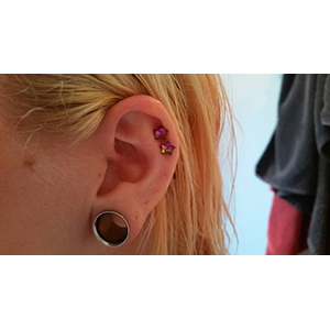 Star Rivoli Gem Barbell Customer Photo