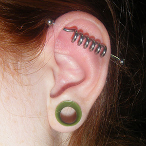 Spiral Industrial Barbell