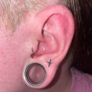 Steel Dagger Labret Customer Photo