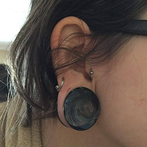 CUSTOM ORDER Pyrex Borostone Plug Customer Photo