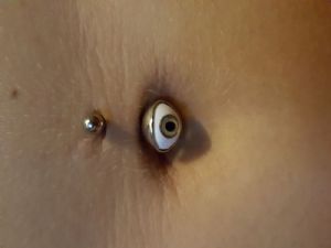 Steel Eyeball Navel Customer Photo