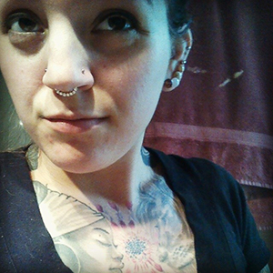 Steel Clicker with Prong Set Gems Customer Photo