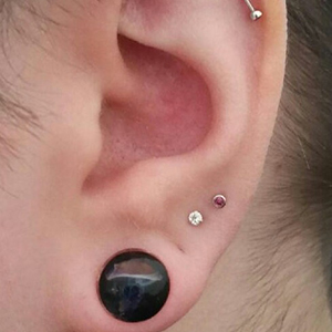 Glass Jellyfish Plugs Customer Photo