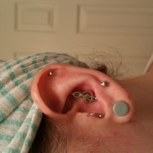 Double Flare Colorfront Glass Plugs Customer Photo