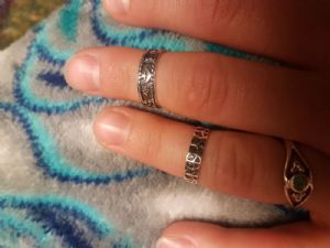 Silver Toe Ring Designs Customer Photo