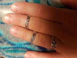Silver Toe Ring Designs Customer Photo