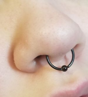 Steel Fixed Bead Ring Customer Photo