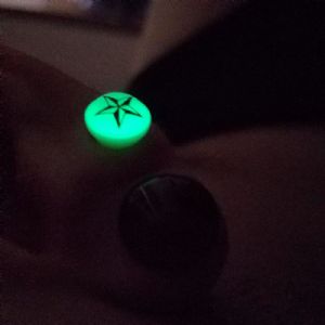 Single Flare Glow in the Dark Image Plug Customer Photo