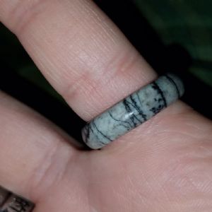 Stone Band Rings Customer Photo