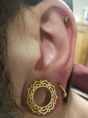 Stone Stud Earrings Customer Photo
