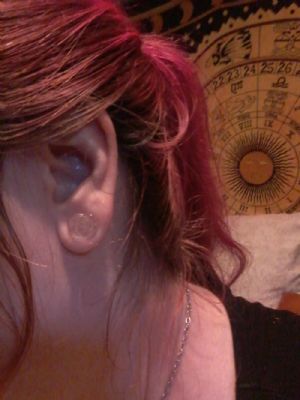 Stone and Glass Rose Plugs Customer Photo