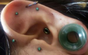 Stone and Glass Eyelets Customer Photo