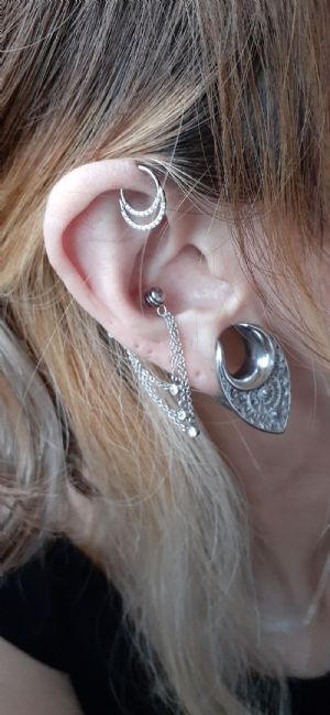 Gemmed Echo Clicker Ring Customer Photo