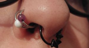 Stone Captive Bead Customer Photo