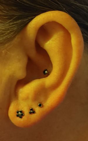 Titanium Threadless Flower End Customer Photo