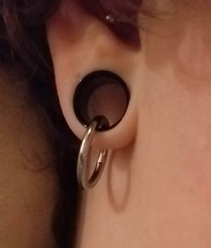 Steel Clicker Ring Customer Photo