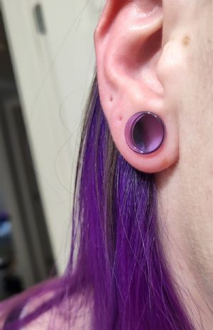 Glass Solid Color Plugs Customer Photo