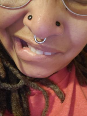 Glass Nosescrew Customer Photo