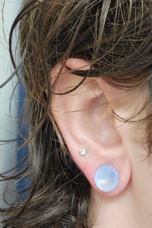 Concave Stone Plug Customer Photo