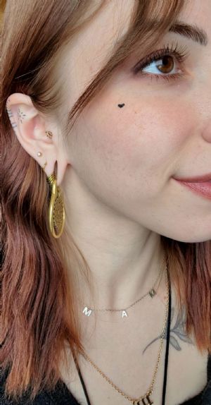 Titanium Bezel Set Opal Stud Earrings Customer Photo