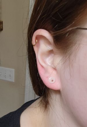 Steel Clicker Ring Customer Photo