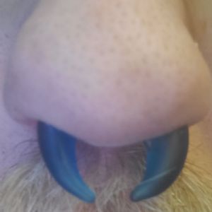 Matte Glass Septum Pincher Customer Photo