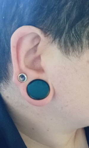 CUSTOM ORDER Pyrex Colorfront Plug Customer Photo