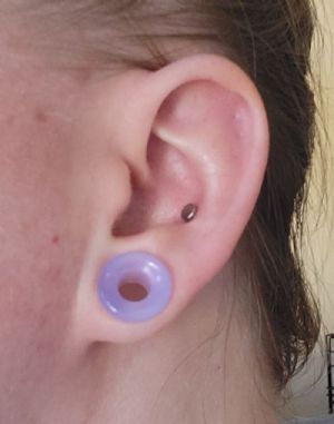 Double Flare Glass Eyelets Customer Photo