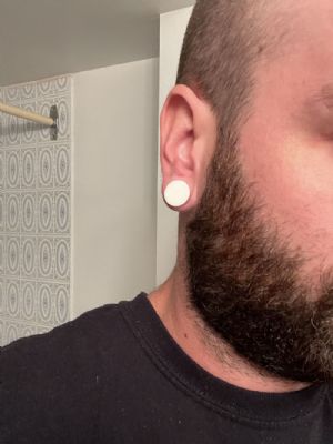Silicone Solid Front Plug Customer Photo