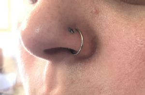 Nose Hoop Customer Photo
