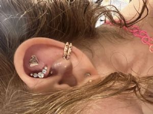 Steel Five Gem Internally Threaded End Customer Photo