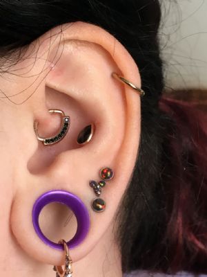 Titanium Trinity Cluster Threaded End Customer Photo