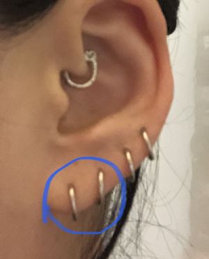 Cobalt Chrome Clicker Ring Customer Photo