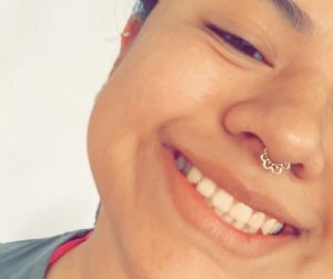 Antique Petal Septum Clicker Customer Photo