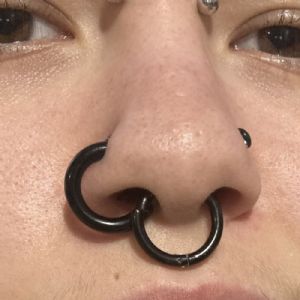 Steel Clicker Ring Customer Photo
