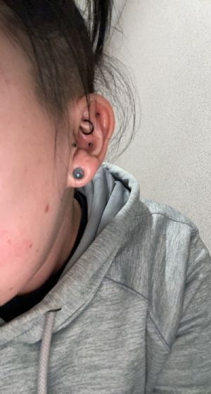 Single Flare Wave Dichro Glass Plugs Customer Photo
