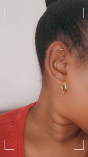Steel Trio Gem Internally Threaded End Customer Photo