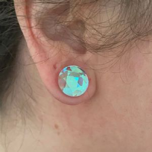 Faceted Glass Polaris Plugs Customer Photo