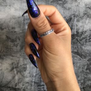 Silver Moon and Star Ring Customer Photo