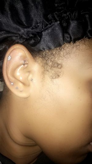 Titanium Internally Threaded Gem Disc End Customer Photo