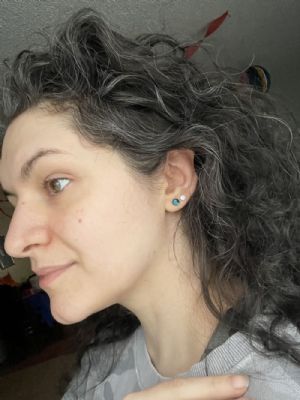 Single Flare Glass Noir Plugs Customer Photo