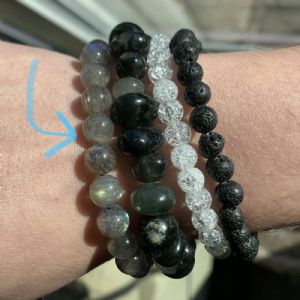 Stone and Glass Bead Bracelets Customer Photo