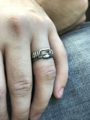 Ouroboros Ring Customer Photo