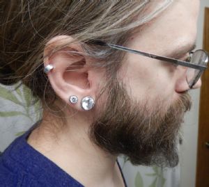 Sterling Silver Ear Cuff Customer Photo