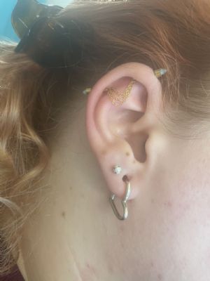 Steel Floating Industrial with Opal Bullet Ends Customer Photo